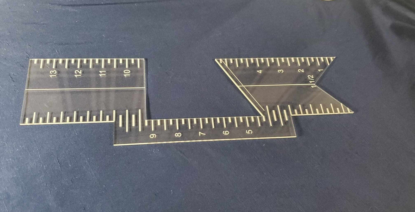 Cheerleading Hair Bows: DIY Template Ruler for Perfect Bows - Kidd3D