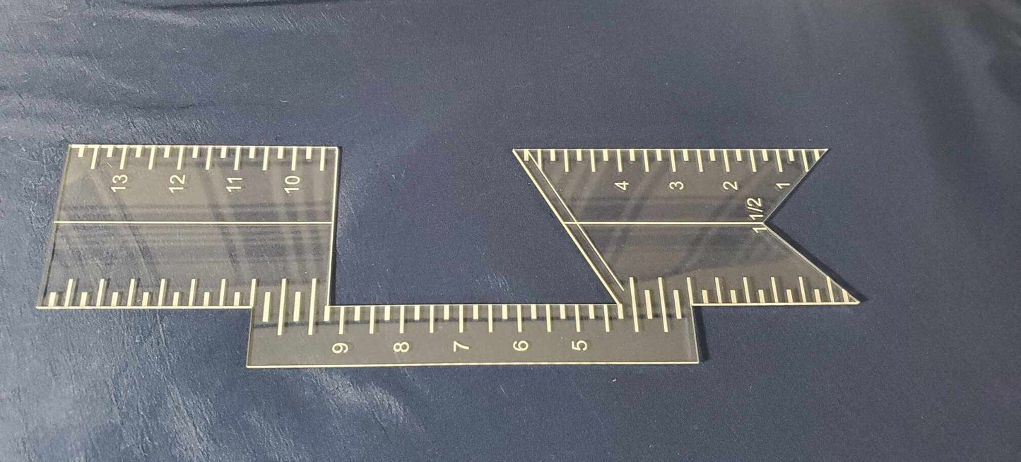 Cheerleading Hair Bows: DIY Template Ruler for Perfect Bows - Kidd3D